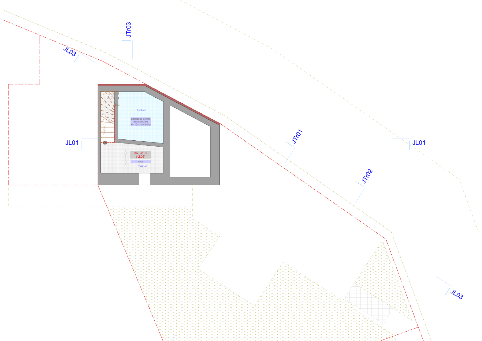Plan d’architecte d'une maison