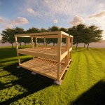 Détail d’un mur de maison ossature bois avec isolation entre montants